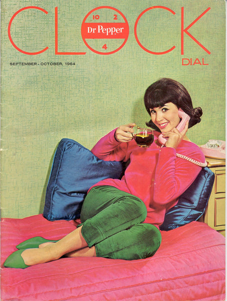 Dr Pepper Clock Dial Magazine Cover Sept-Oct 1964