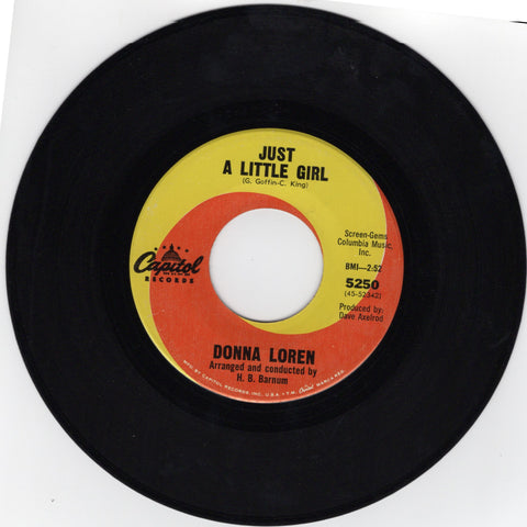 "Blowing Out The Candles" b/w "Just A Little Girl" Vintage 45rpm MINT