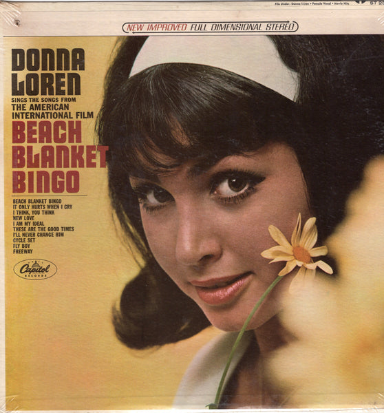 "Beach Blanket Bingo" Vintage Capitol LP STEREO (1965) RARE IN SHRINK - NM